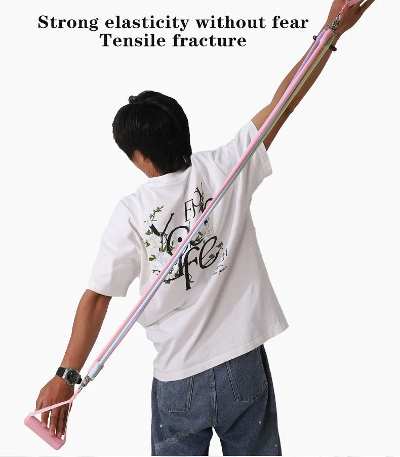 Ankle Straps Resistance Bands Set Fitness Workout Exercise Equipment Ankle Pink Yoga Elastic Fitness Band For Gym Man Woman