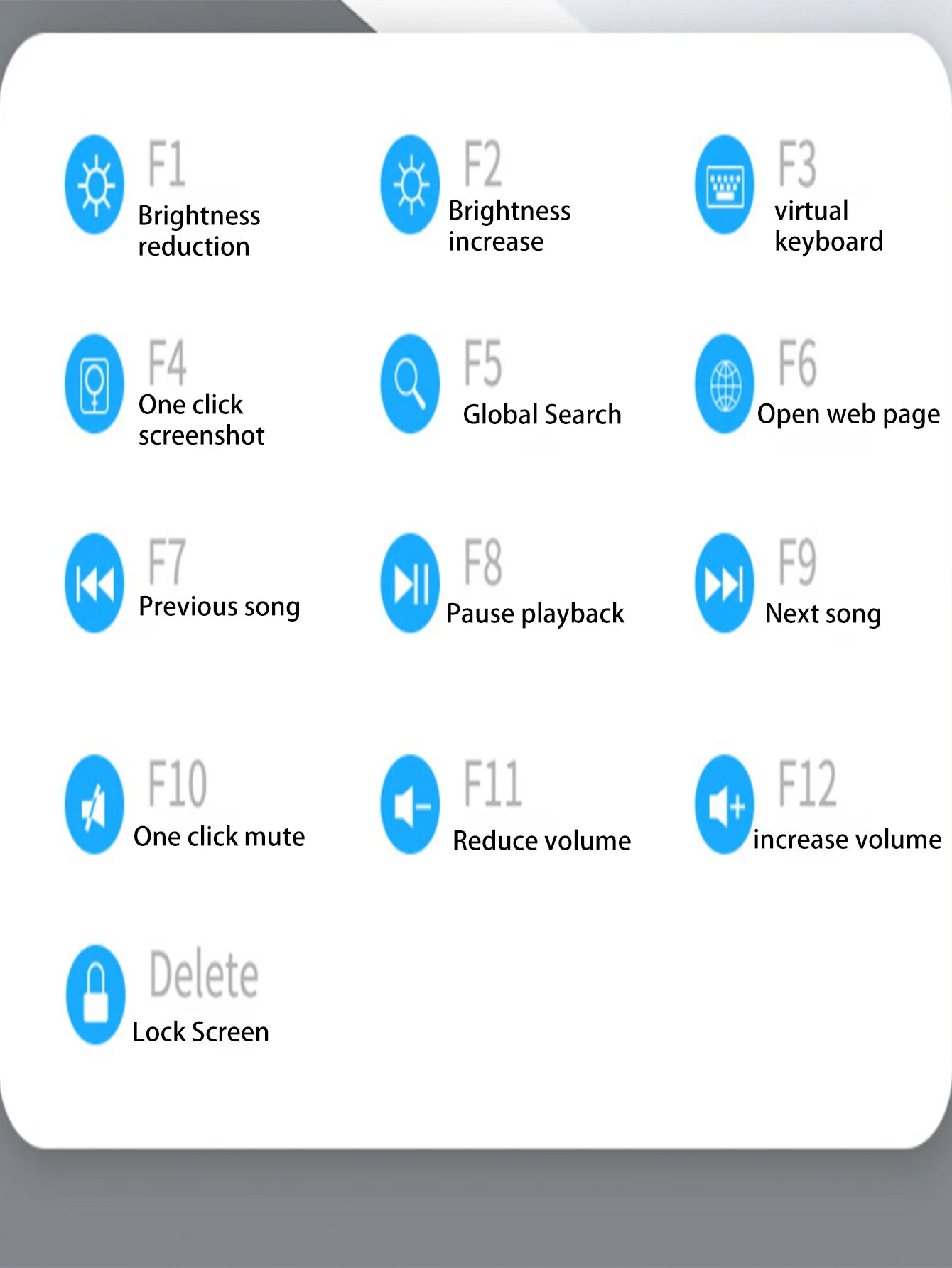 Wireless keyboard, 10 inch slim, tablet/laptop wireless keyboard, ipad mini keyboard