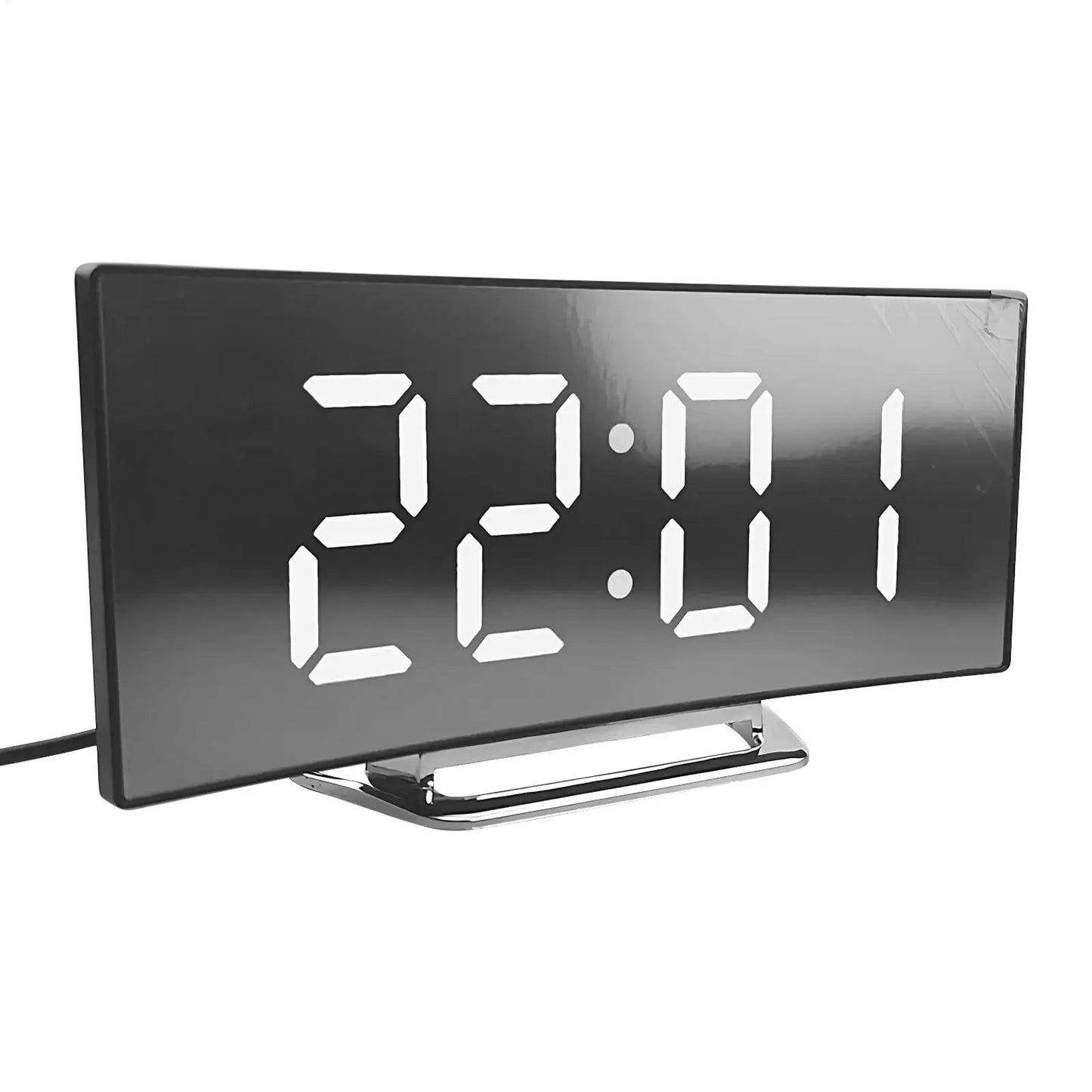 Digital Clock LED Display Digital Clock for Bedroom High-Brightness Time Management Tool Quiet for Boys Girls Teens Students