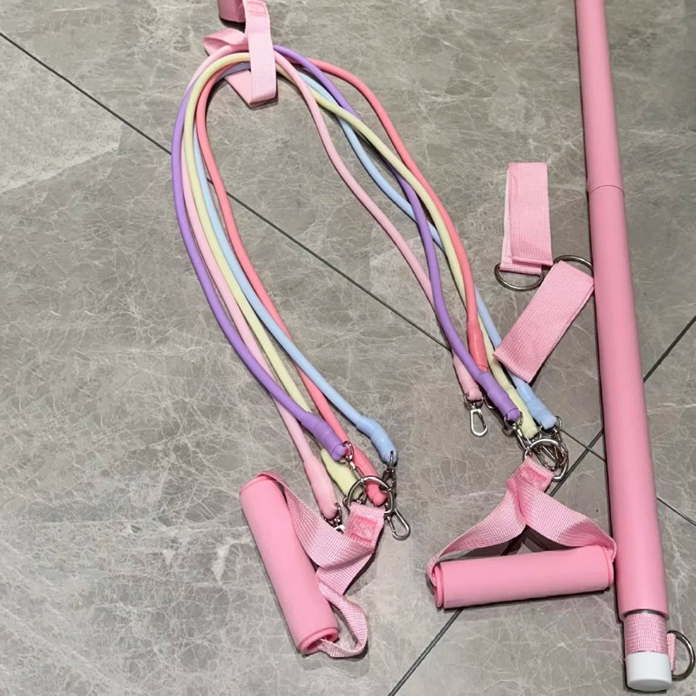 Ankle Straps Resistance Bands Set Fitness Workout Exercise Equipment Ankle Pink Yoga Elastic Fitness Band For Gym Man Woman