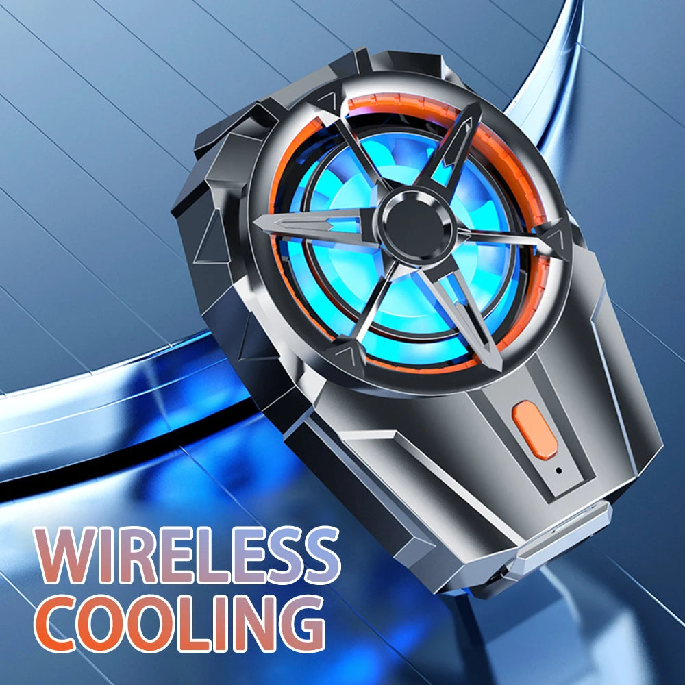 X52 Phone Cooling Fan Mobile Radiator Portable Mini Back-clip Gaming Radiators Three Speed Adjustable Cell Phone Fans Cooler
