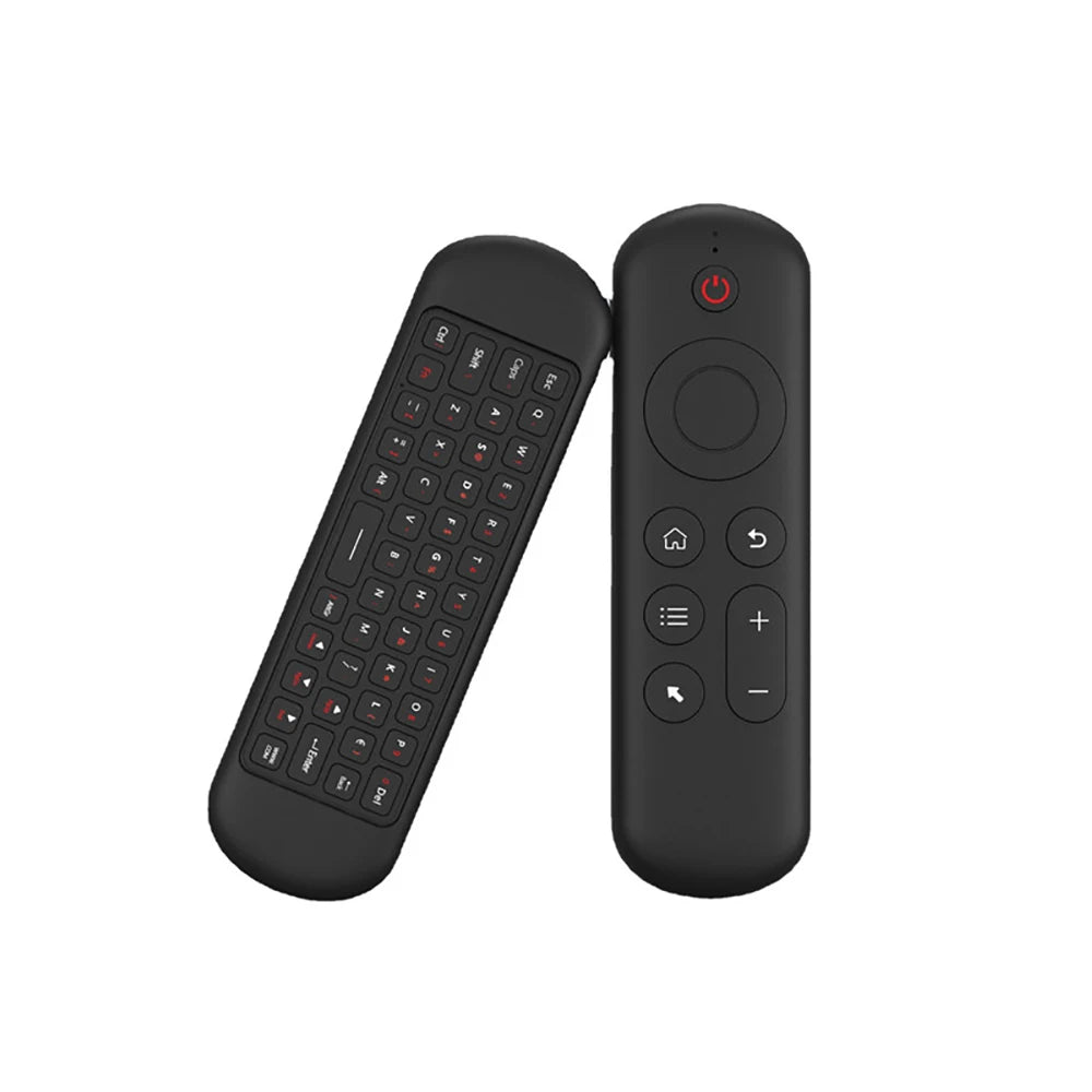 Wireless Air Voice Mouse 2 in 1 2.4G Bluetooth Mini Keyboard Rechargeable Remote Control IR Learning for Smart TV Android TV Box