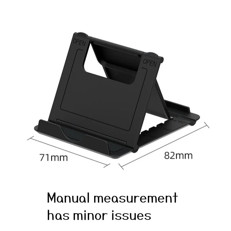 Phone Holder Desk Stand For Mobile Phone Tripod For iPhone Xsmax 12 13 Pro Huawei Xiaomi Mi 9 Plastic Foldable Desk Holder Stand