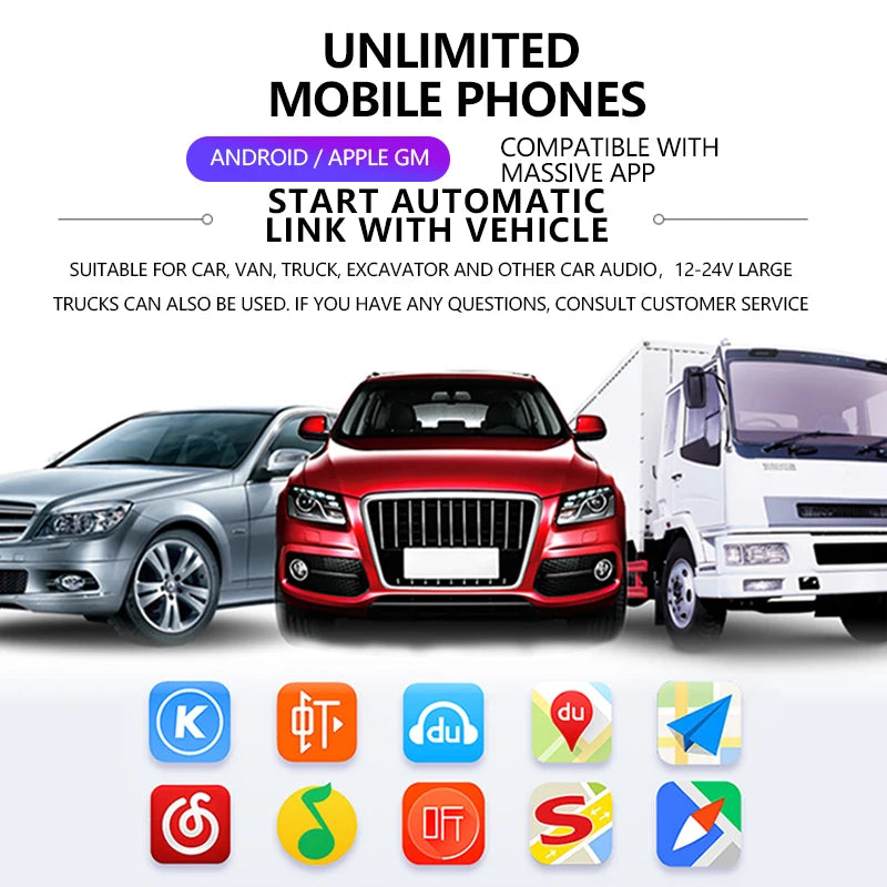 Bluetooth 5.4 FM Transmitter With Mic Handsfree Call USB Wireless Adapter Lossless Stereo Music Audio Receiver For Car FM Radio