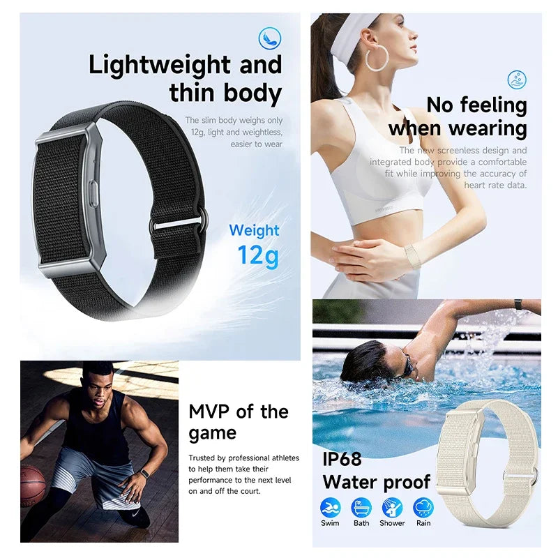 2026 Smart Wristband Wearable Fitness Multi-Sport All-Day Automatic Continuous Monitoring Health Data Improve Sleep Smartwatch