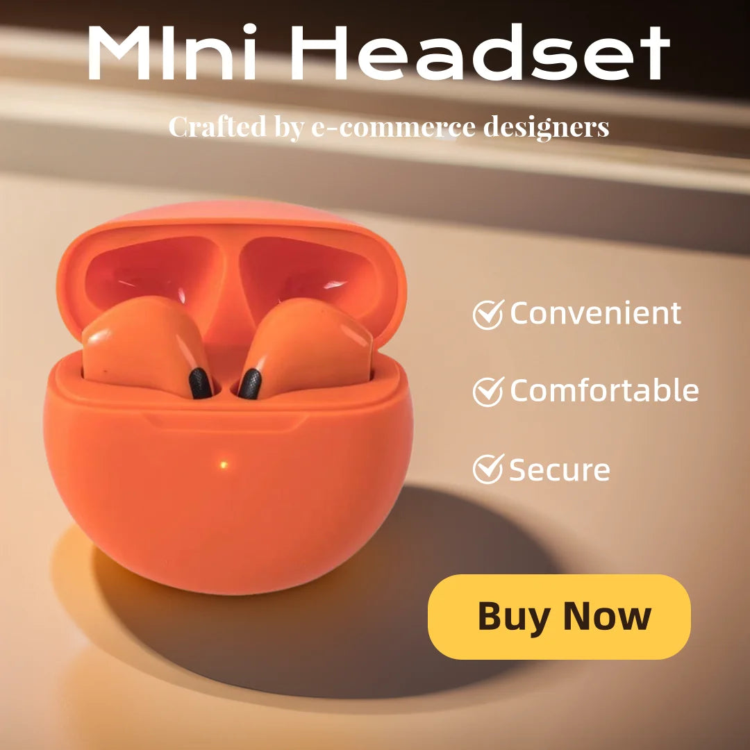 TWS Bluetooth Earphones Wireless Bluetooth Headset Noise Cancelling Earbuds with Mic Wireless Headphones