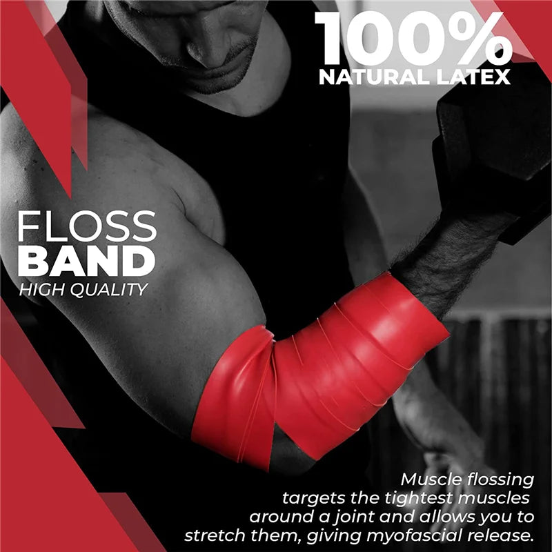 Fitness Muscle Training Band FLOSS BAND Muscle Bandages Pressure Wound Bandages Ankle Muscle Stickers Mobility Recovery Bands