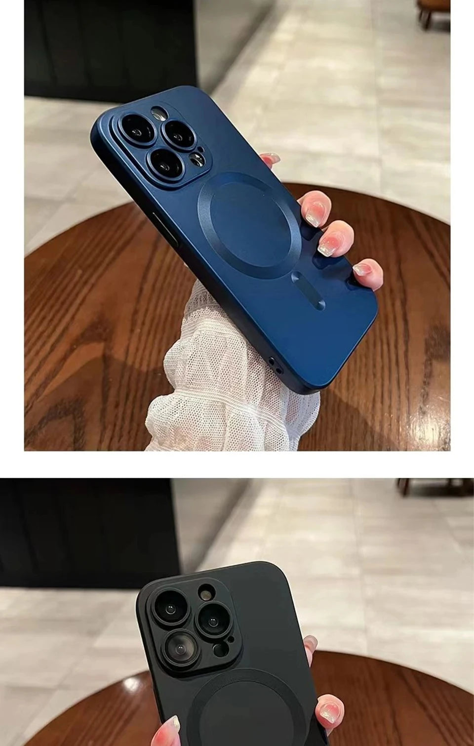 Original Matte Silicone Magnetic Case For iPhone 15 13 11 12 14 16 Pro Max Plus Magsafe Cases Wireless Charge Cover Accessories