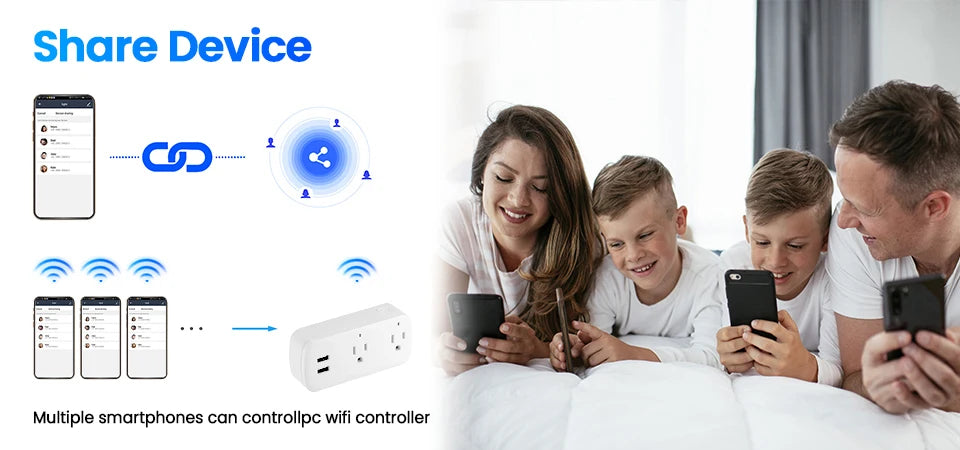 16A Smart Plug with Bluetooth App Control Power Monitoring Timer Countdown Group Voice Control PowerOff Memory Works with Alexa