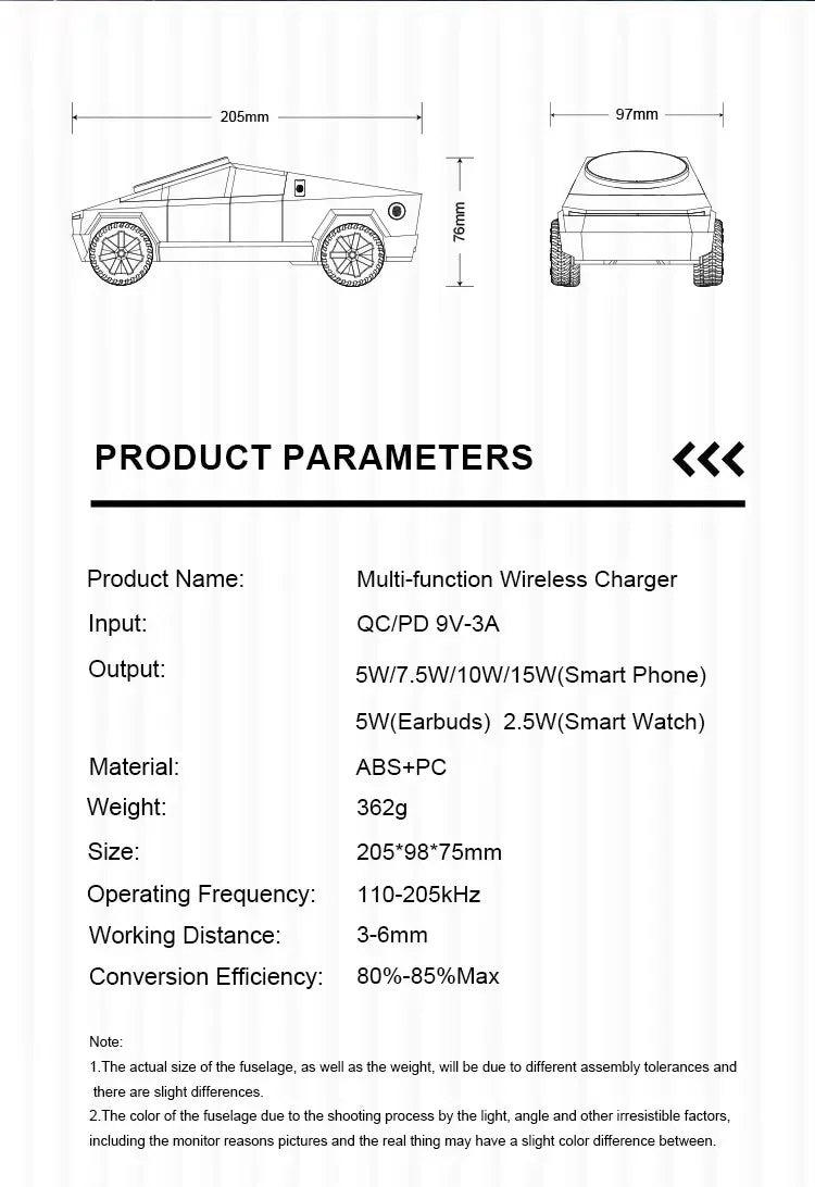 Cyberdock Desktop Stand Qi2 3-in-1 CyberDock Wireless Charging Station for IPhone17 16 15 14 Pro, AirPods, IWatch,Galaxy Watch