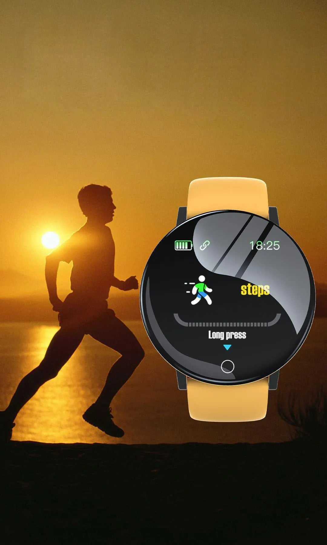 2025 New D18 Multifunctional Smart Watch Men & Women Bluetooth Connected Phone Music Fitness Sports Bracelet Sleep Monitor watch