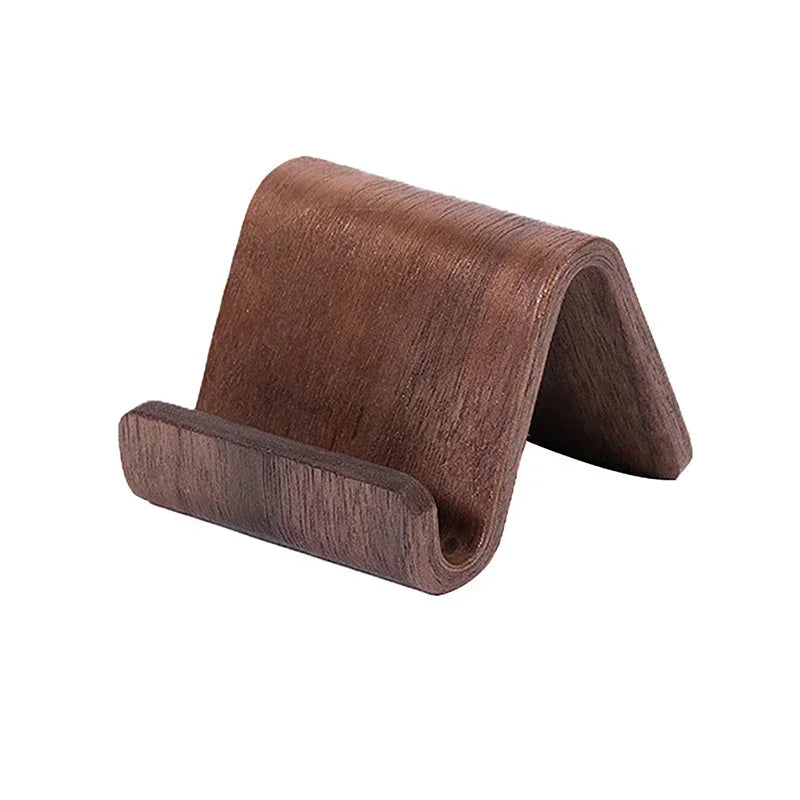 Solid Wood Phone Holder Stand Mobile Smartphone Support Tablet Stand Desk Cell Phone Holder Stand Portable Mobile Holder