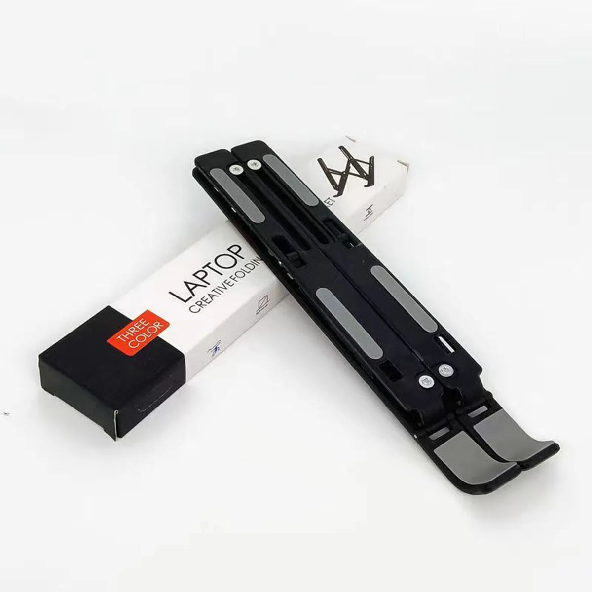 Laptop stand, seven adjustable levels, foldable laptop desktop heightening and cooling tablet support stand