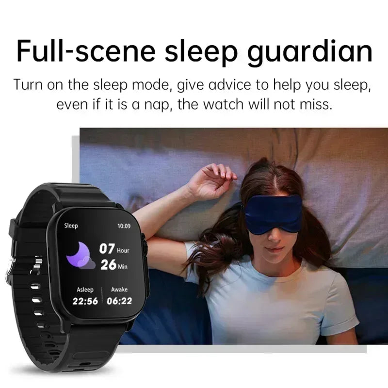 Multi functional smartwatch - Full touch high-definition screen, NFC support, Bluetooth calling, health and fitness tracker