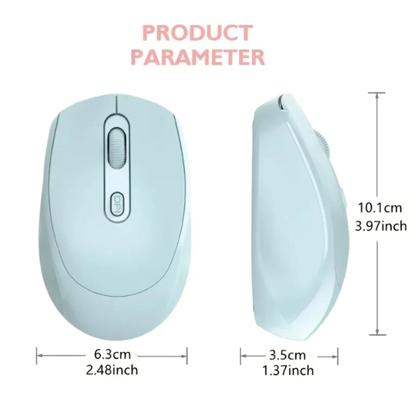 Wireless Mouse, 2.4G compatible Ergonomic Optical Mouse, Computer Mouse for Laptop, PC,Notebook,Battery Cordless Mice