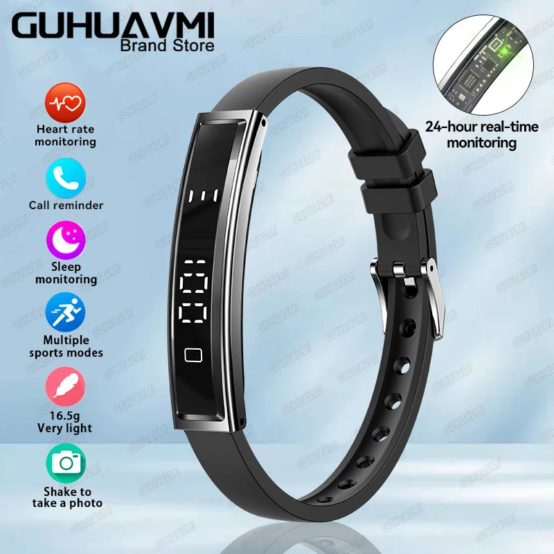Brand New Smart Wearable Fitness tracker Women Heart rate Sleep Blood oxygen Pressure Monitoring Sports Pedometer Smart Bracelet