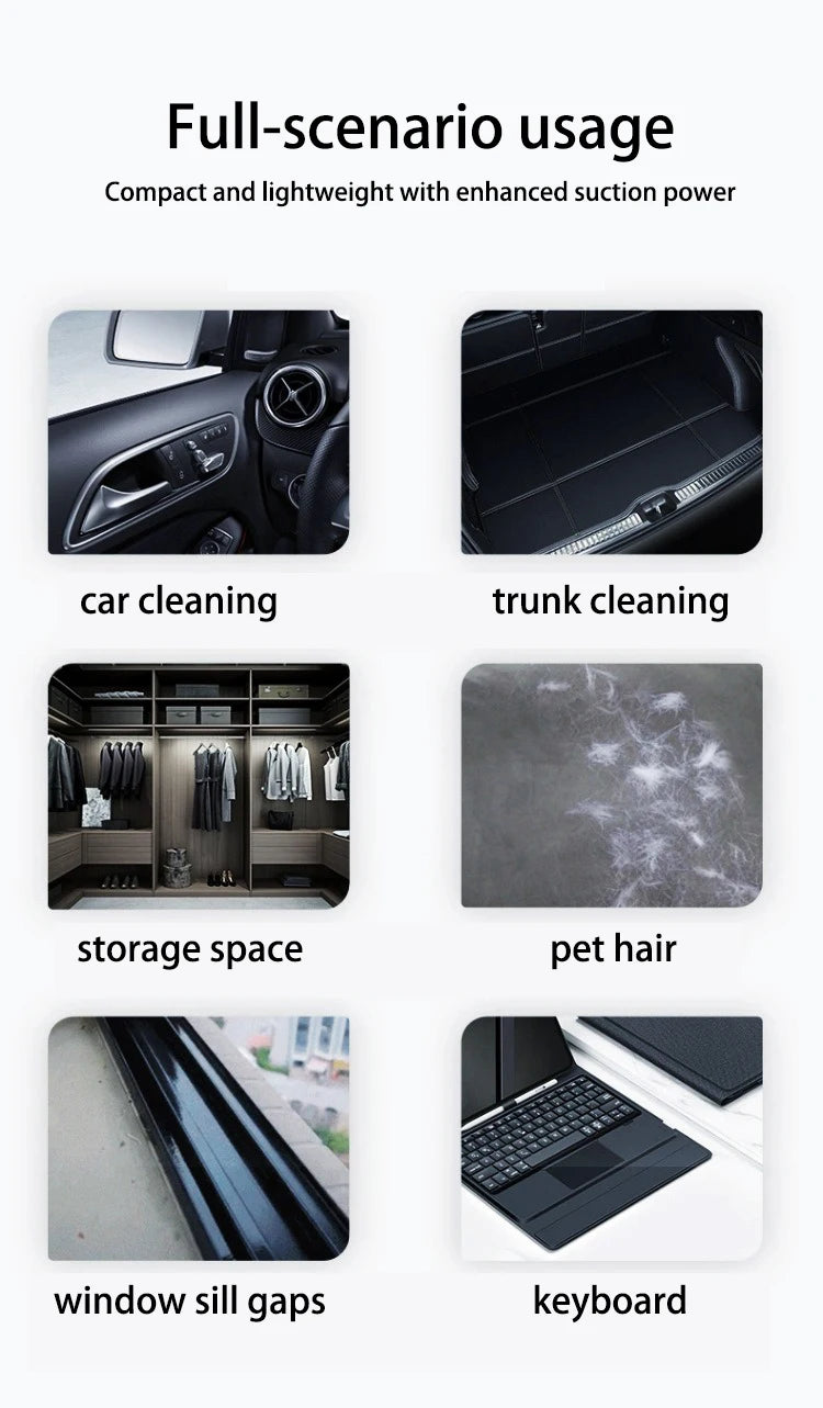 New Car Vacuum Cleaner Mini Powerful Portable Vacuum Cleaner for Home Appliance Handheld Blower Car Cleaner for Car