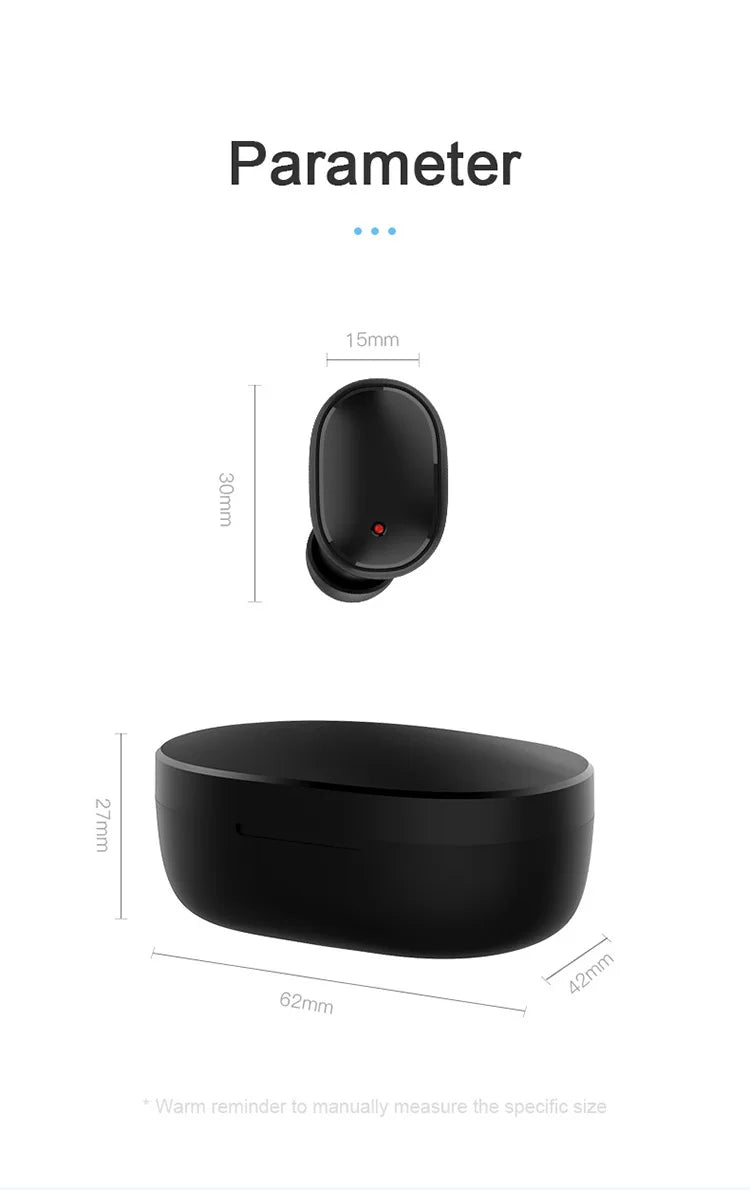 TWS Bluetooth Headphone Wireless Earphone Stereo Headset sportEarbuds microphone with charging box forsmartphone