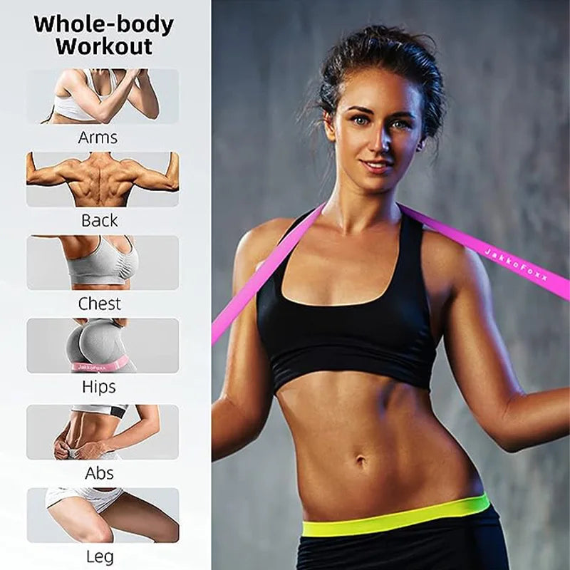 Fitness Elastic Resistance Bands Exercise Bands for Home Fitness  Stretching Strength Training Elastic Workout Bands for Women M