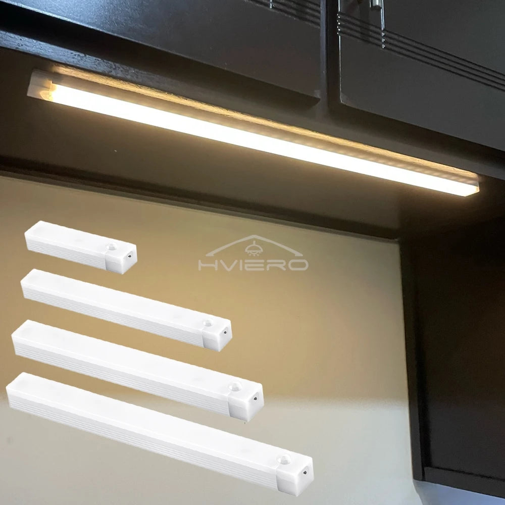 Motion Sensor Night Lights Wireless LED Lamp USB Rechargeable Magnetic For Wardrobe Room Closet Kitchen Aisle Tube Detector Bulb