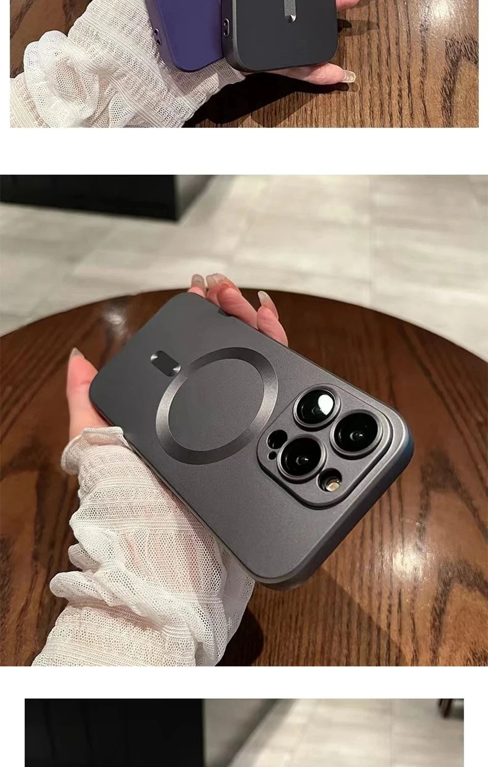 Original Matte Silicone Magnetic Case For iPhone 15 13 11 12 14 16 Pro Max Plus Magsafe Cases Wireless Charge Cover Accessories