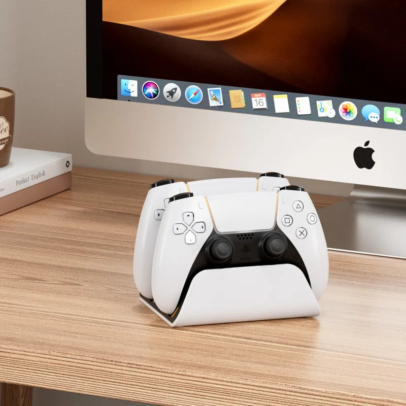 Fast Charging Dock for PS5 Controllers Dual Wireless Gamepad Charger Station PlayStation 5 Charging Stand Accessories