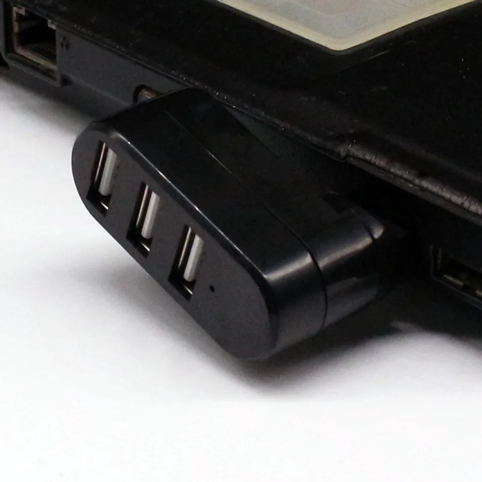 USB 2.0 Hub USB Hub 2.0 Multi USB Splitter Hub Rotatable 3 Port Multiple Expander Splitter Mini USB 2.0 Hub Computer Accessories
