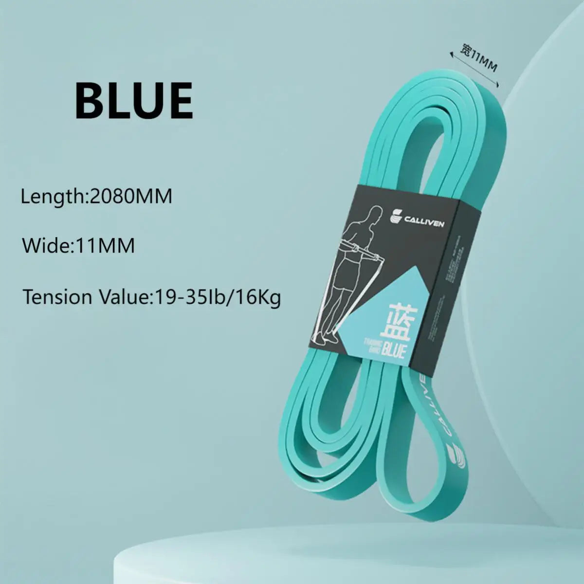 Fitness Elastic Band for Fports Enthusiasts Resistance Tension Band for Strength Training Waist and Leg Pull Rope Auxiliary Band