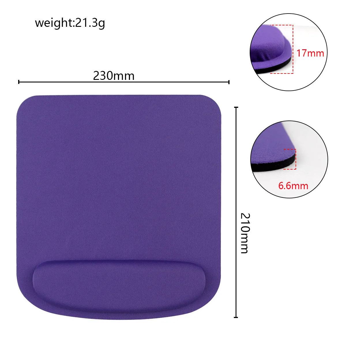 Computer Game Mouse Pad Environmental Eva Ergonomic Mousepad Wrist Pad Solid Color Comfortable Mouse Mats For Office Accessories