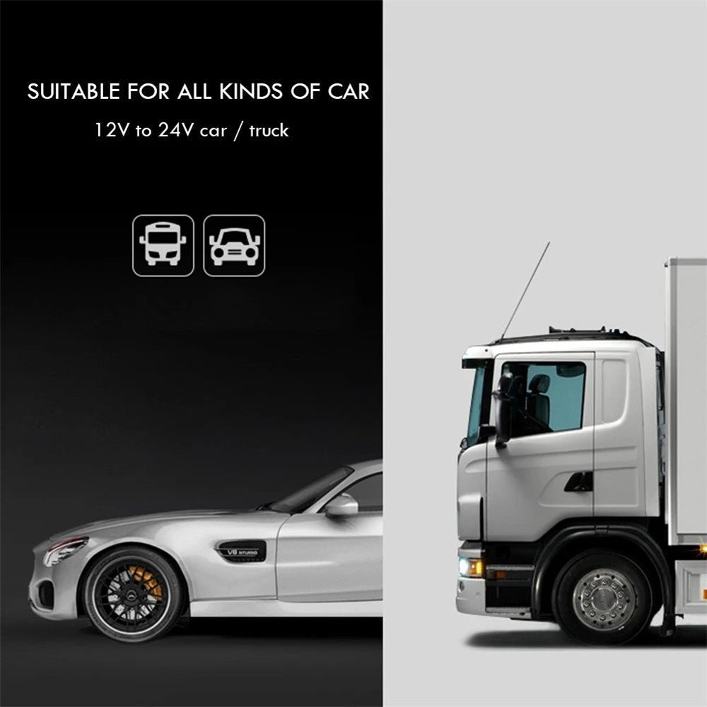 FM Bluetooth Transmitter for Car, Wireless Bluetooth Rudio Aux Adapter Dual USB Ports Quick Charger for All Smartphones