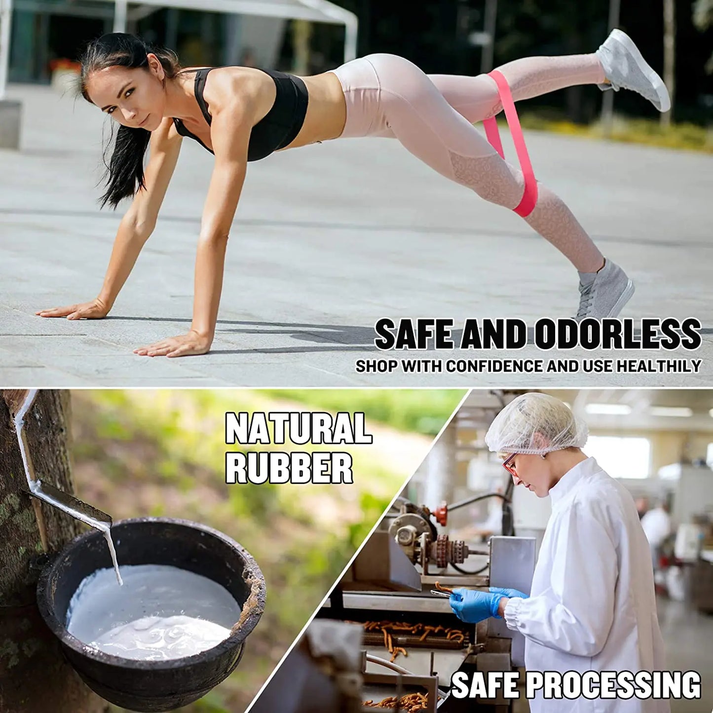 Different Resistance Bands Yoga Band Fitness Exercise Training Hip Tension Band Leg Squat Dance Elastic Loop Stretch Band