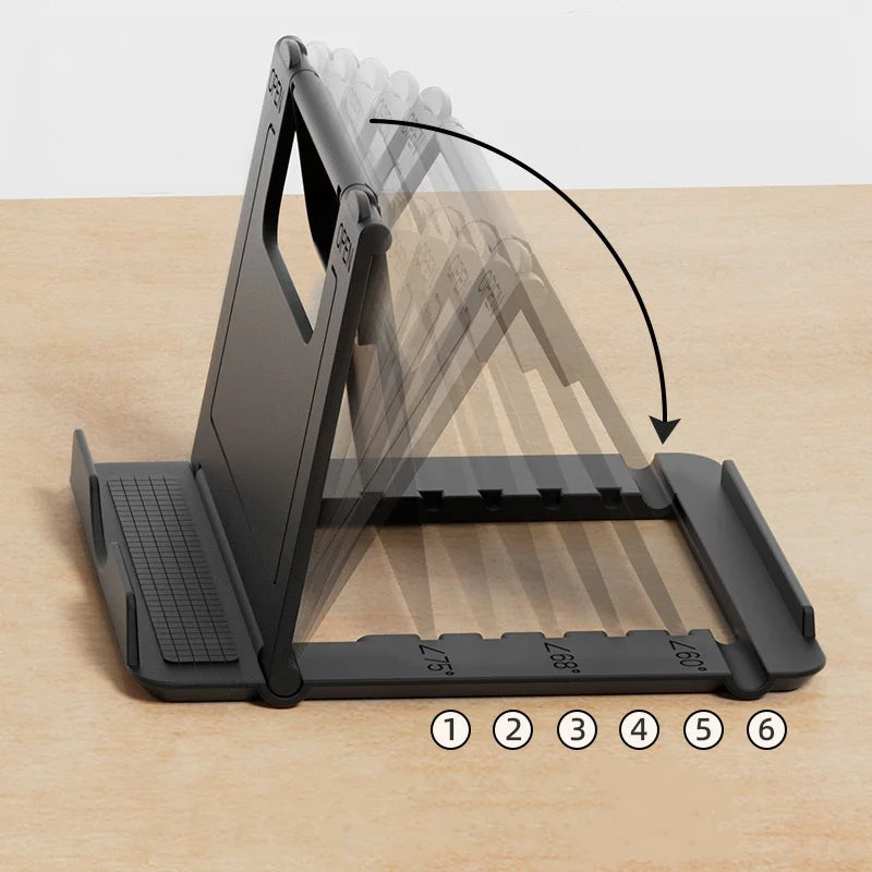 Phone Holder Desk Stand For Mobile Phone Tripod For iPhone Xsmax 12 13 Pro Huawei Xiaomi Mi 9 Plastic Foldable Desk Holder Stand
