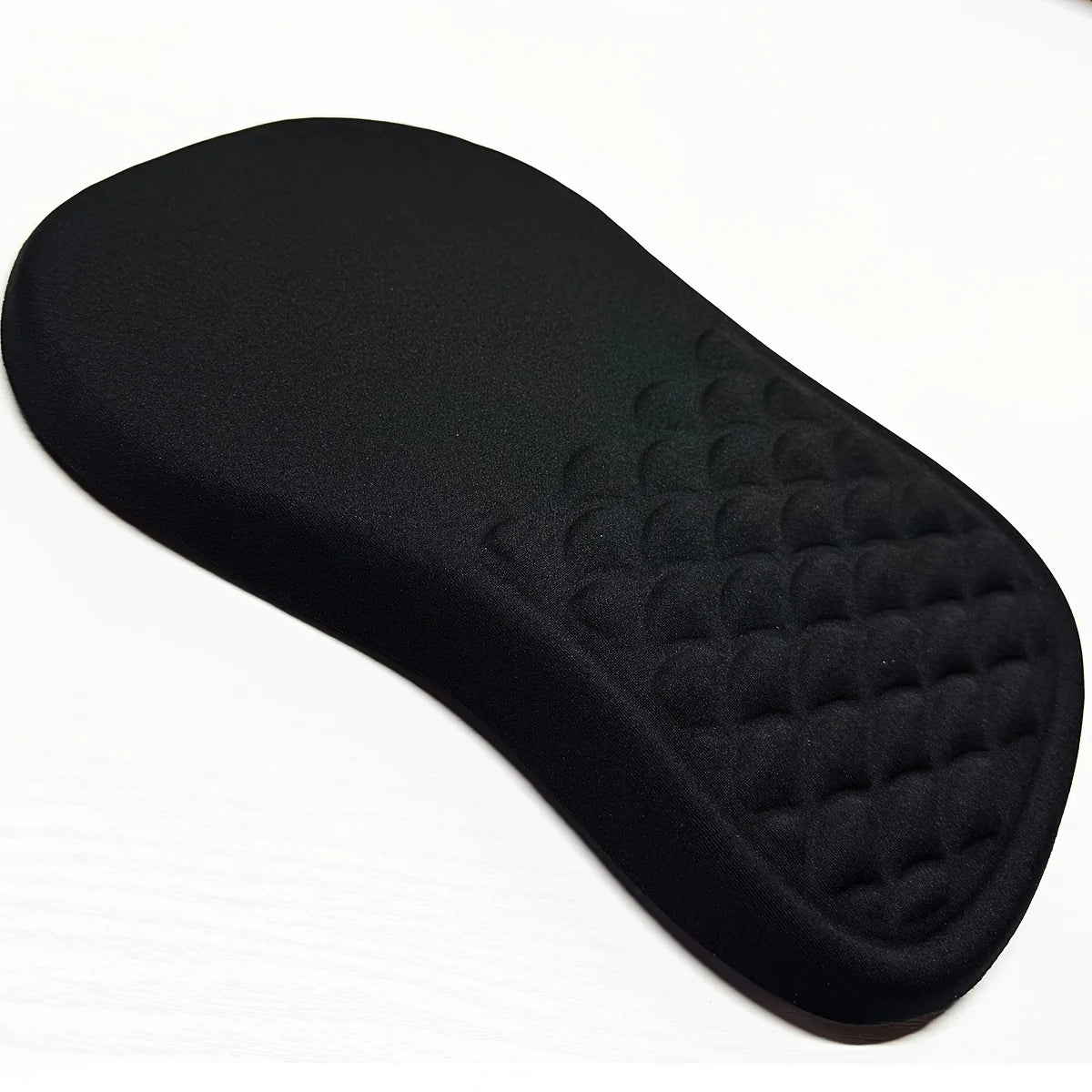 [Ergonomic Mouse Pad] Ergonomic Large Mouse Pad with Wrist Support | Anti-Slip Rubber Base, Durable Edges,Quilted Texture