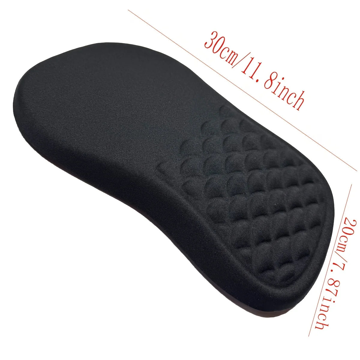 [Ergonomic Mouse Pad] Ergonomic Large Mouse Pad with Wrist Support | Anti-Slip Rubber Base, Durable Edges,Quilted Texture