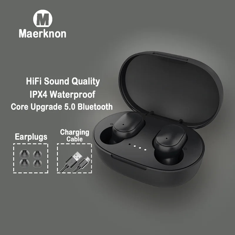 Bluetooth Earphones In ear Wireless Earphones Bluetooth 5.0 Mobile Phones Headsets Sports Cycling Headphones With Microphones