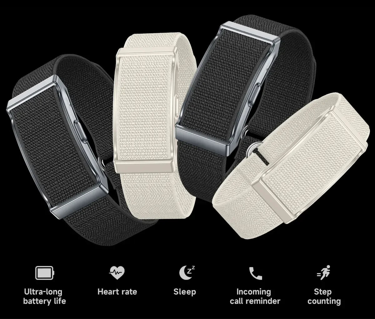 2026 Smart Wristband Wearable Fitness Multi-Sport All-Day Automatic Continuous Monitoring Health Data Improve Sleep Smartwatch