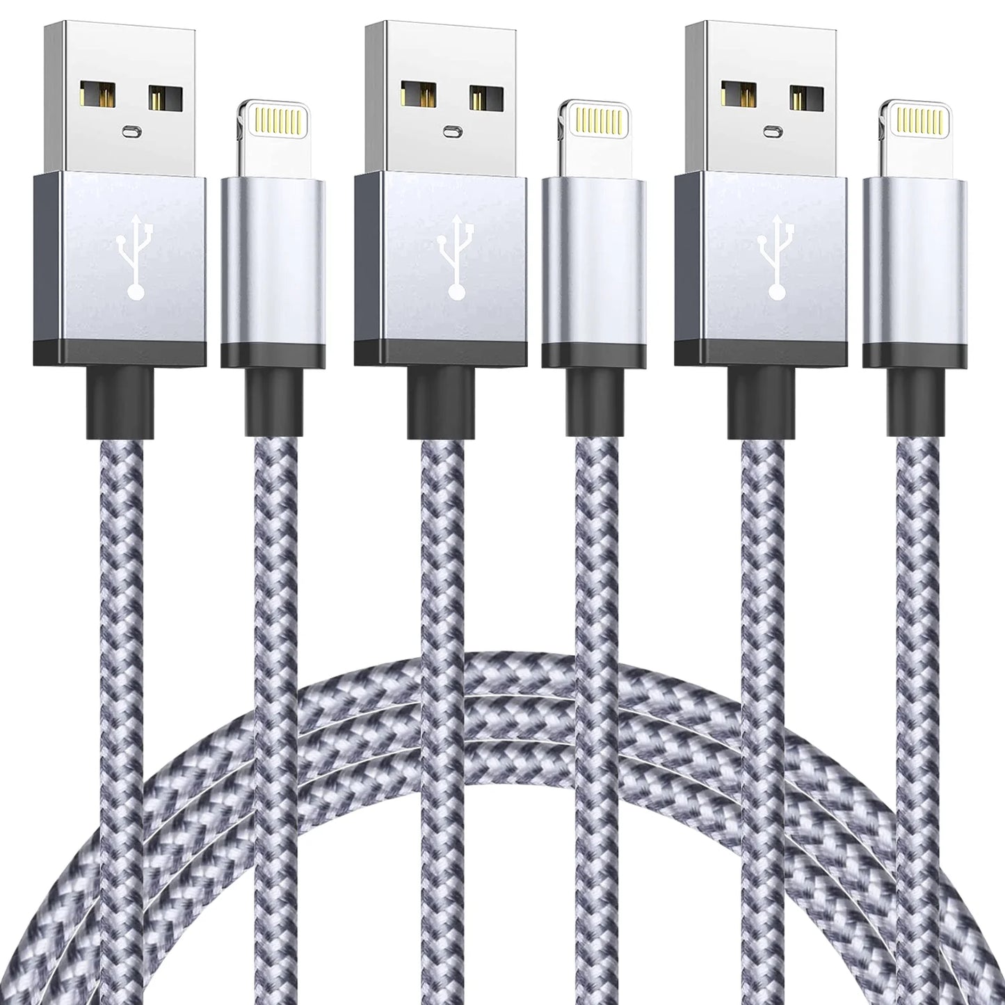 Fast Charging USB Charger Cable For iPhone 14 13 12 11 Xs Max Xr X 8 7 6 Plus  iPad Origin Mobile Phone Long Data Cord 1m 2m 3m