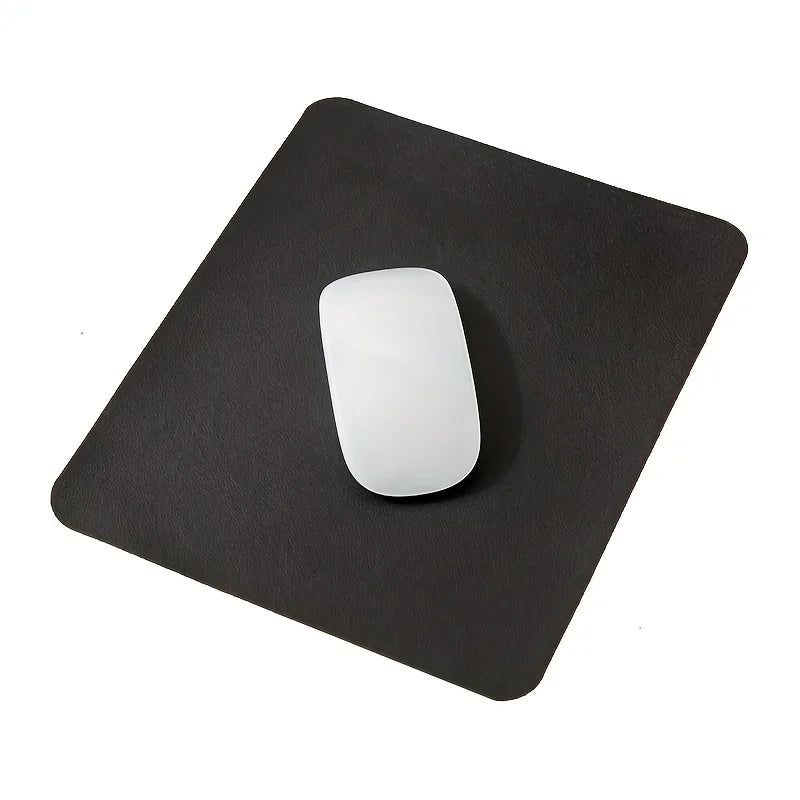 Small PU Mouse Pad Single-sided Solid Color Universal Non-slip Pad Mouse Pad Suitable For PC Laptops Office PU Gaming Mouse Pad