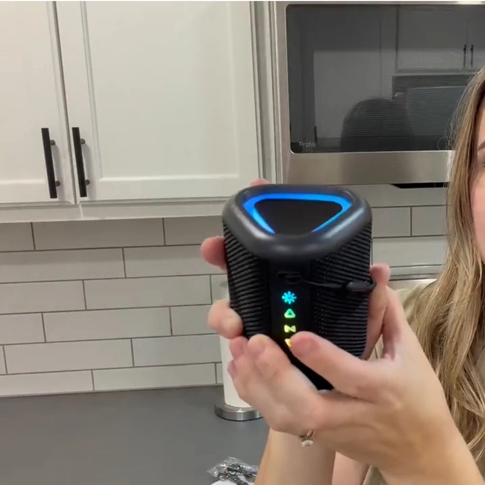 Bluetooth Speaker,Portable Wireless Speaker,Louder Volume,Stereo Sound,24H Playtime, Bluetooth 5.4,Built-in Mic,for Home,Outdoor