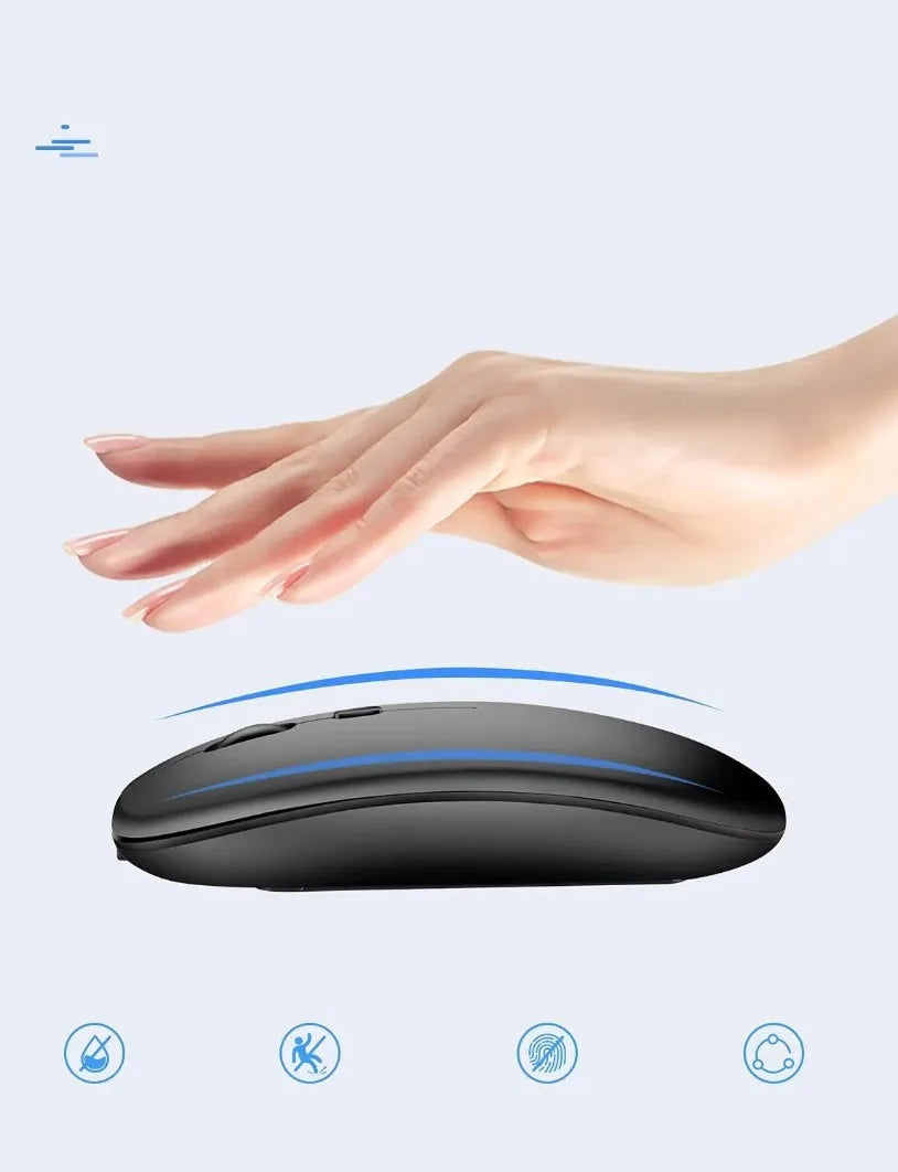 Rechargeable Wireless Gaming Mouse Portable Ergonomic Quiet And Magical Suitable For Portable Computers Tablets IPAD Phone