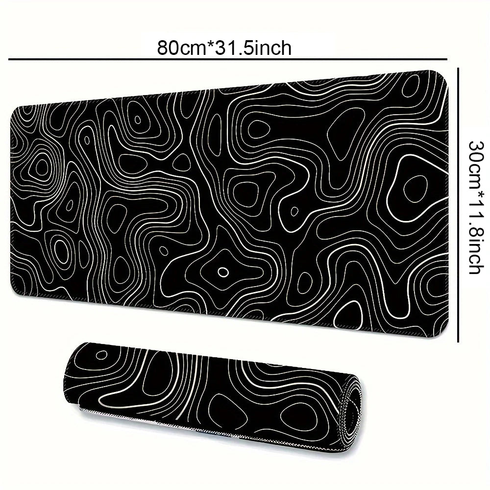 1PC Large Mouse Pads For Desk, Gaming Mouse Pad, Mouse Pad with Stitched Edges and Non-Slip Rubber Base, Extended Mouse Pad