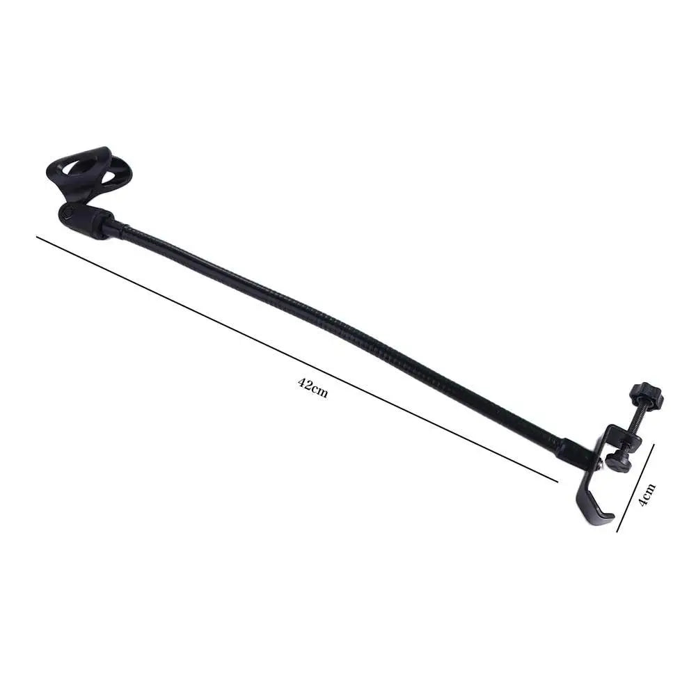 Mic Clip Clamp Microphone Clip Clamp Bracket Microphone Holder Mic Arm Desk Mic Stand Microphone Stand with Heavy Duty