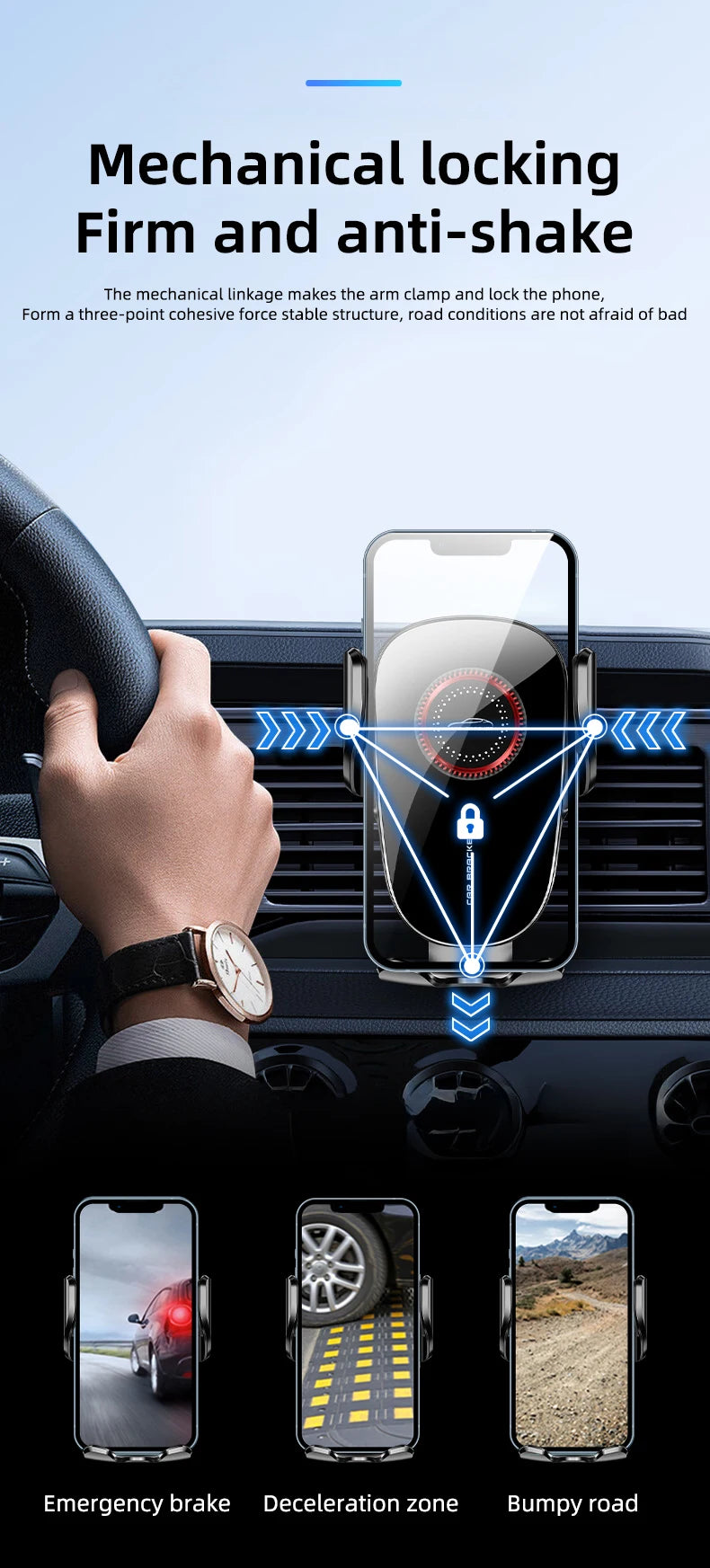 Mobile Phone Holder Suitable for Your car Mobile Phone Household Universal car Holder Suitable for iPhone, Android Smartphones