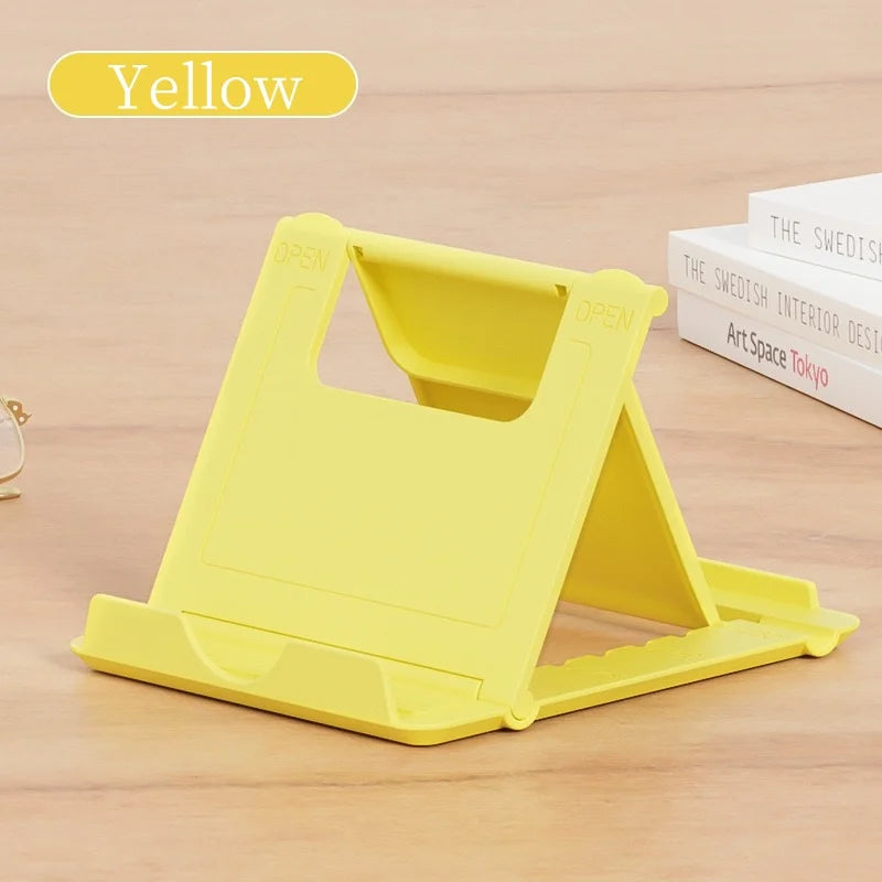 Phone Holder Desk Stand For Mobile Phone Tripod For iPhone Xsmax 12 13 Pro Huawei Xiaomi Mi 9 Plastic Foldable Desk Holder Stand