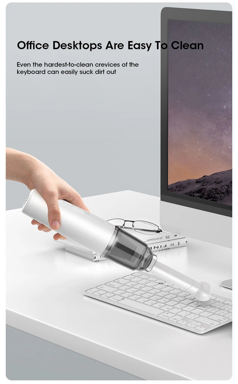 Mini Wireless Vacuum Cleaner Multifunctional Car Vacuum Cleaner Portable and Powerful Cleaning Tool for Home Car Vacuum Cleaning