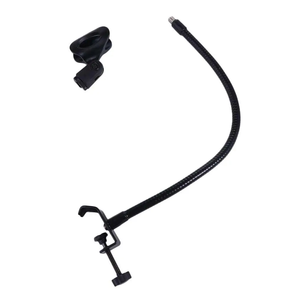 Mic Clip Clamp Microphone Clip Clamp Bracket Microphone Holder Mic Arm Desk Mic Stand Microphone Stand with Heavy Duty