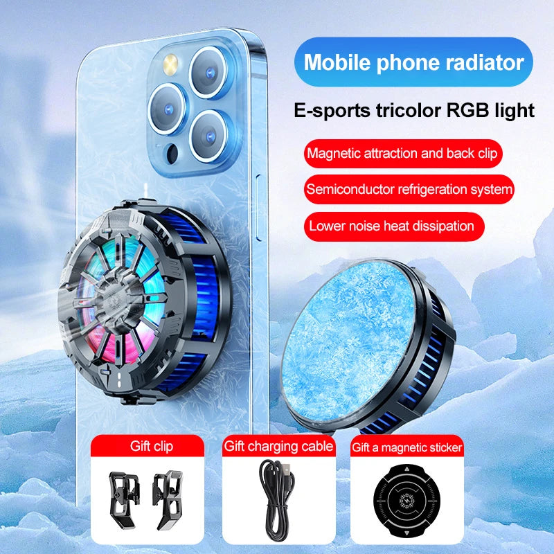 Phone Cooling Fan For Mobile Phone Radiator Phone Cooler For Games Water Cooler For Mobile Phone cooling Fan Phone Radiator Fan