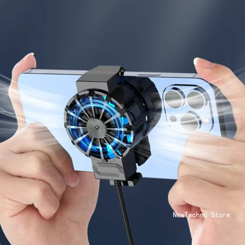 Portable Cooling Fan Mini Cooling Fans for Mobile Phone Silent Cooler Cell Phone Gaming Radiator Game Cooler