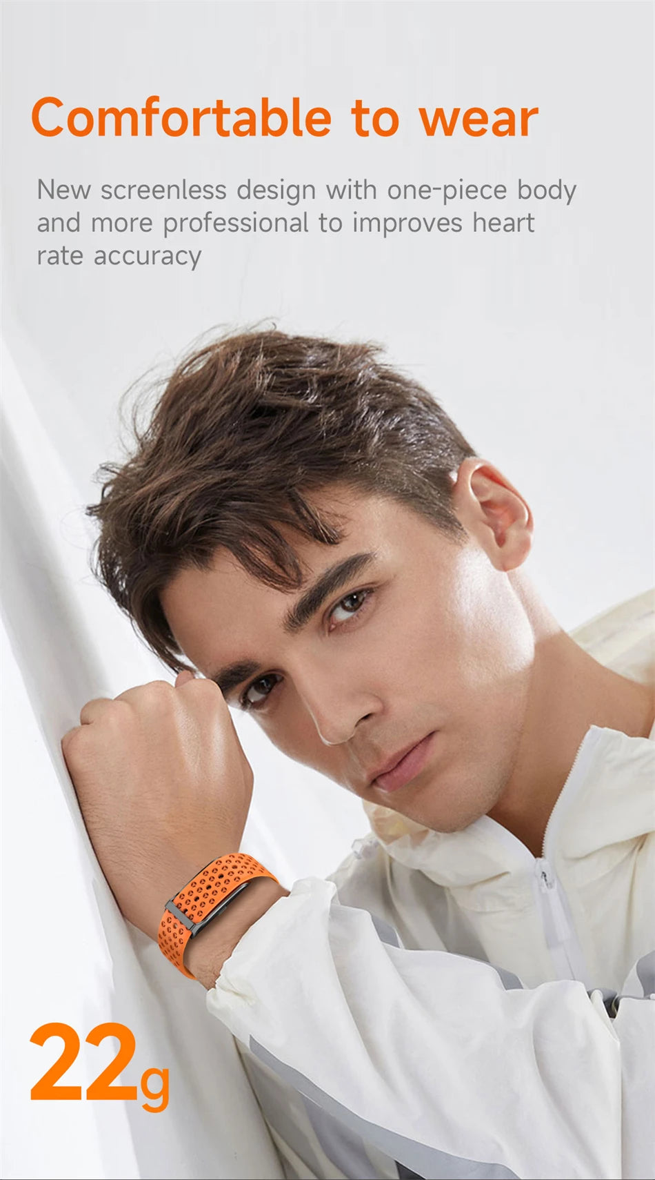 Smart Wristband Wearable Fitness Multi-Sport All-Day Automatic Continuous Monitoring Health Data Improve Sleep Stress Wellness