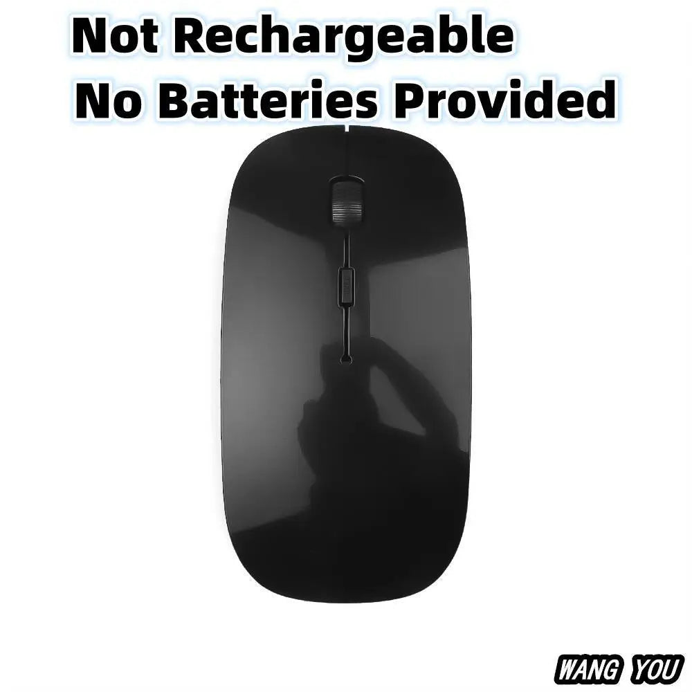 Wireless gaming mouse, quiet and magical, suitable for laptops and tablets, with battery powered and rechargeable versions